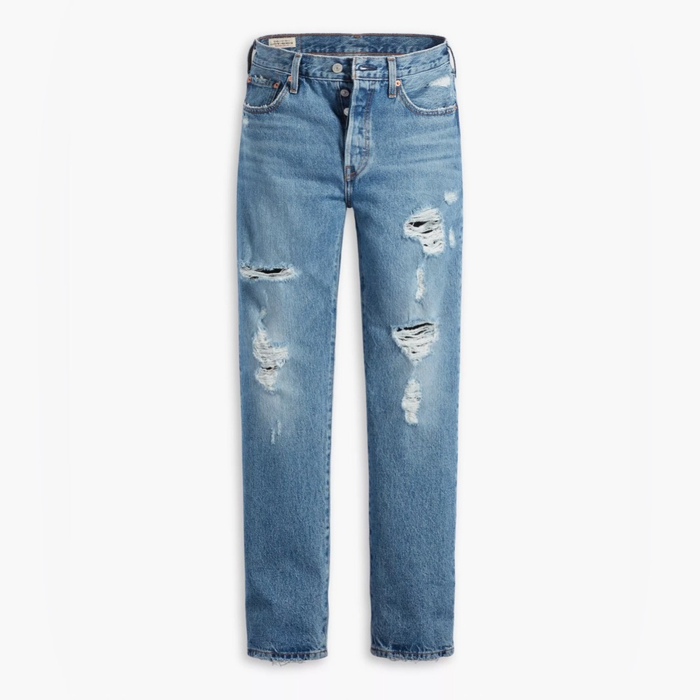 Levi’s Distressed Blue Jeans